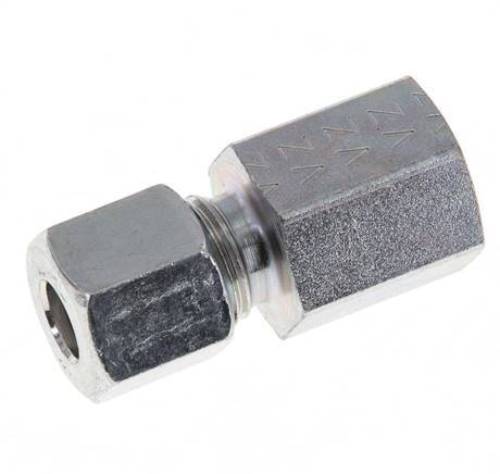 G 1/4'' x 8L Zinc plated Steel Straight Cutting Ring 315 Bar DIN 2353 [2 Pieces]
