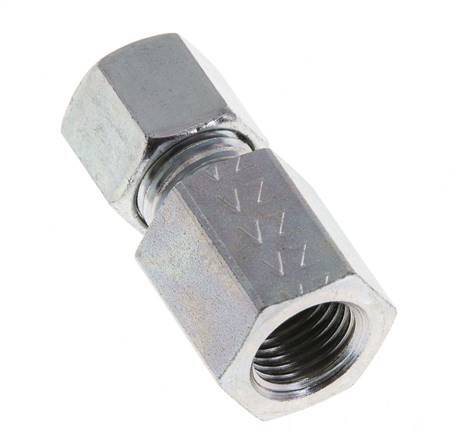 G 1/4'' x 8L Zinc plated Steel Straight Cutting Ring 315 Bar DIN 2353 [2 Pieces]