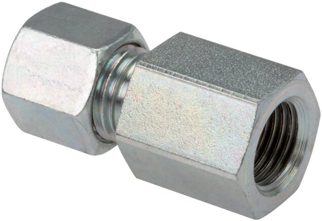 G 1/4'' x 8L Zinc plated Steel Straight Cutting Ring 315 Bar DIN 2353 [2 Pieces]