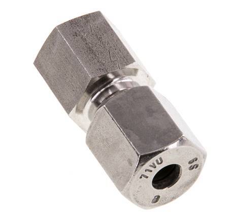 G 1/8'' x 6S Anillo de corte recto de acero inoxidable 630 Barra DIN 2353