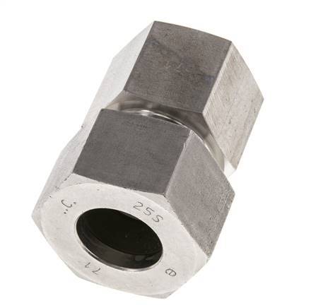 G 1'' x 25S Anillo de corte recto de acero inoxidable 400 barras DIN 2353