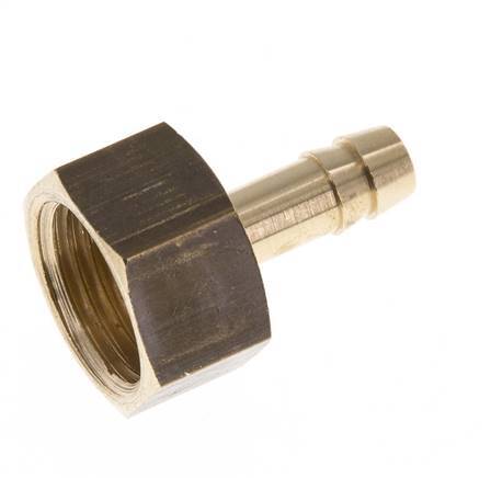 G 1/2'' x 8mm Brass Hose barb 16 Bar [2 Pieces]