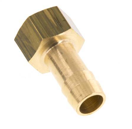 G 1/4'' x 10mm Brass Hose barb 16 Bar [2 Pieces]