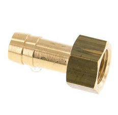 G 1/4'' x 10mm Brass Hose barb 16 Bar [2 Pieces]