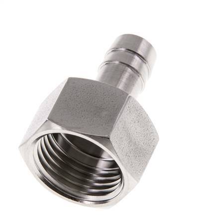 G 1/2'' x 10mm Llave de manguera de acero inoxidable 40 Bar