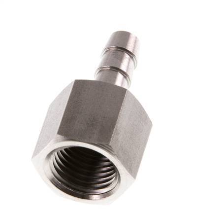 G 1/4'' x 6mm Llave de manguera de acero inoxidable 40 Bar