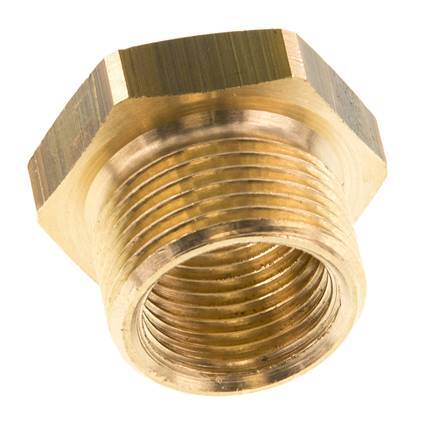 G 1/2'' x G 3/4'' F/M Brass Reducing Ring 16 Bar [2 Pieces]