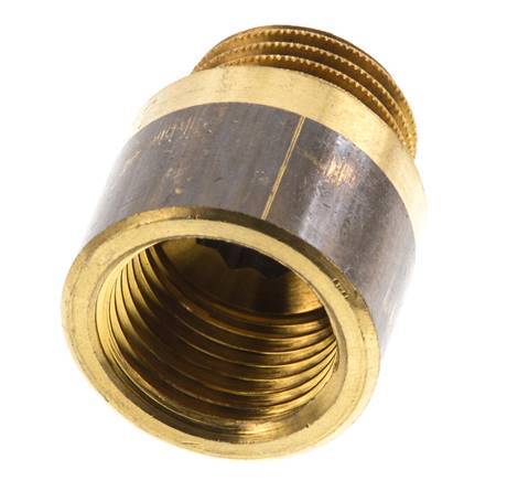 G 1/2'' F/M Brass Extension DIN 3523 - 20 mm [2 Pieces]