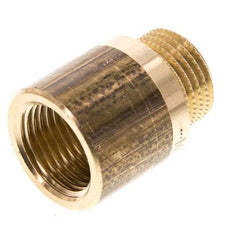 G 1/2'' F/M Extensión de latón DIN 3523 - 25 mm [2 Piezas]