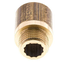 G 1/2'' F/M Extensión de latón DIN 3523 - 25 mm [2 Piezas]