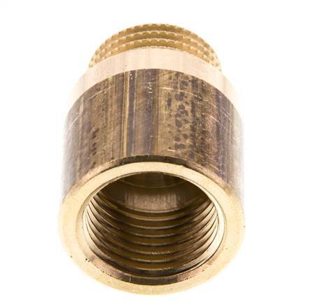 G 1/2'' F/M Extensión de latón DIN 3523 - 25 mm [2 Piezas]