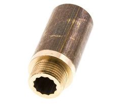 G 1/2'' F/M Extensión de latón DIN 3523 - 50 mm