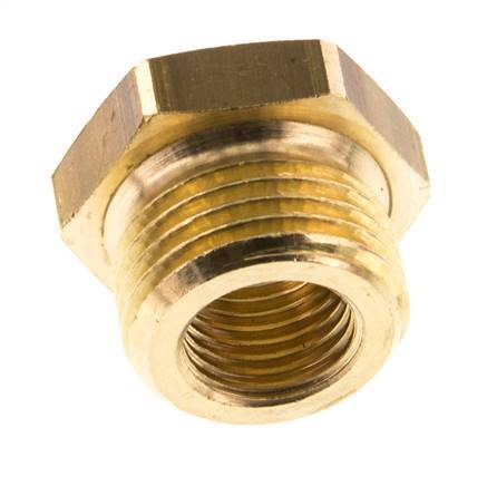 G 1/4'' x G 1/2'' F/M Brass Reducing Ring 16 Bar [5 Pieces]