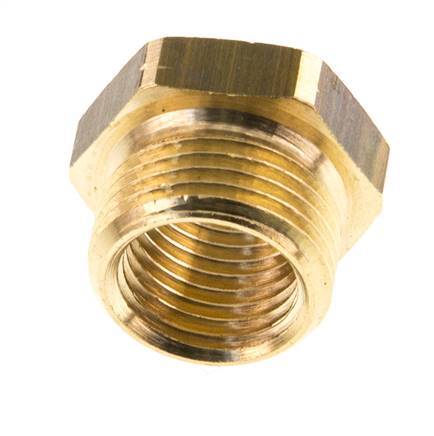 G 1/4'' x G 3/8'' F/M Brass Reducing Ring 16 Bar [10 Pieces]