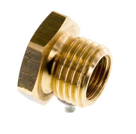 G 1/8'' x G 1/4'' F/M Brass Reducing Ring 16 Bar [10 Pieces]