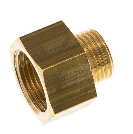 G 3/4'' x G 1/2'' F/M Anillo reductor de latón 16 Bar