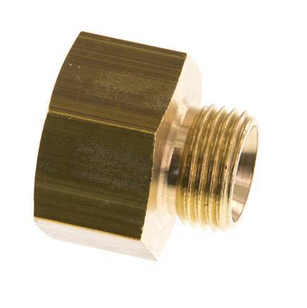 G 3/4'' x G 1/2'' F/M Anillo reductor de latón 16 Bar
