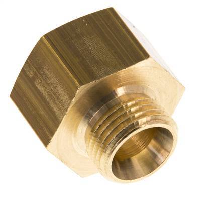 G 3/4'' x G 1/2'' F/M Anillo reductor de latón 16 Bar