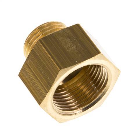 G 3/4'' x G 1/2'' F/M Anillo reductor de latón 16 Bar