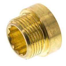 G 3/4'' F/M Brass Extension DIN 3523 - 10 mm [2 Pieces]