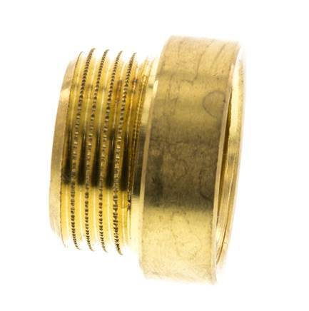 G 3/4'' F/M Brass Extension DIN 3523 - 10 mm [2 Pieces]