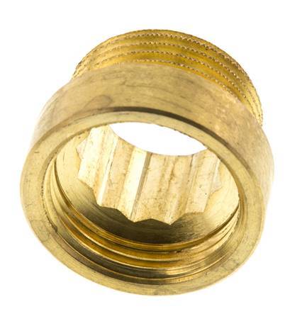 G 3/4'' F/M Brass Extension DIN 3523 - 10 mm [2 Pieces]