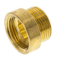 G 3/4'' F/M Brass Extension DIN 3523 - 10 mm [2 Pieces]