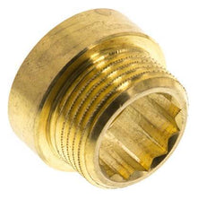 G 3/4'' F/M Brass Extension DIN 3523 - 10 mm [2 Pieces]