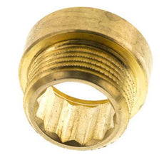 G 3/4'' F/M Brass Extension DIN 3523 - 10 mm [2 Pieces]