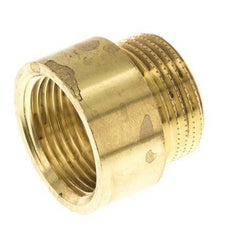 G 3/4'' F/M Brass Extension DIN 3523 - 15 mm [2 Pieces]