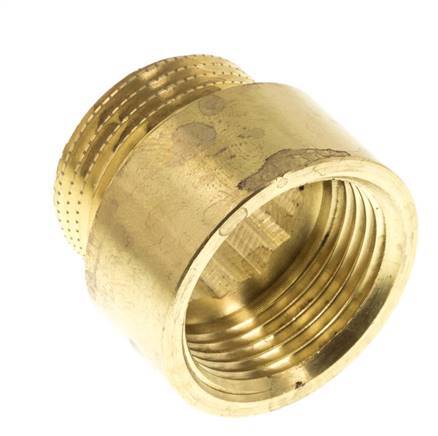 G 3/4'' F/M Brass Extension DIN 3523 - 15 mm [2 Pieces]