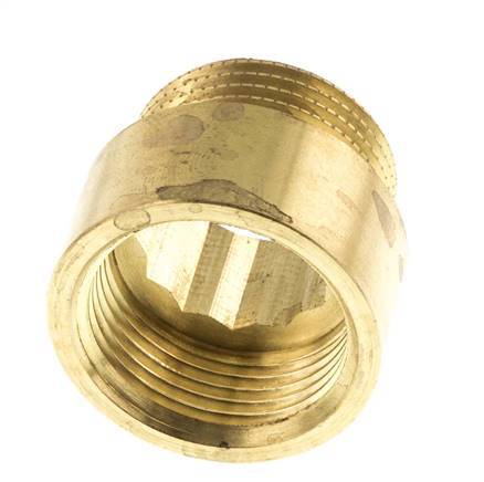 G 3/4'' F/M Brass Extension DIN 3523 - 15 mm [2 Pieces]