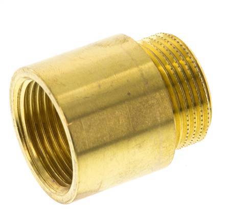 G 3/4'' F/M Extensión de latón DIN 3523 - 25 mm