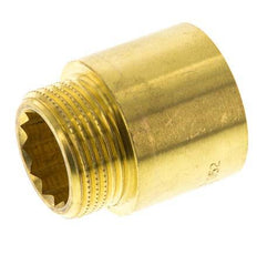 G 3/4'' F/M Extensión de latón DIN 3523 - 25 mm