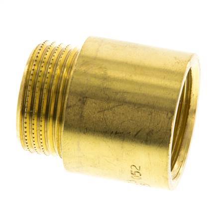 G 3/4'' F/M Extensión de latón DIN 3523 - 25 mm