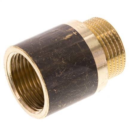 G 3/4'' F/M Extensión de latón DIN 3523 - 30 mm