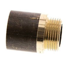 G 3/4'' F/M Extensión de latón DIN 3523 - 30 mm