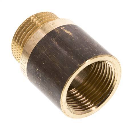 G 3/4'' F/M Extensión de latón DIN 3523 - 30 mm