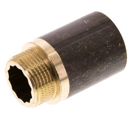 G 3/4'' F/M Extensión de latón DIN 3523 - 40 mm