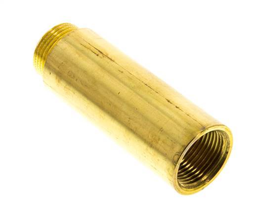 G 3/4'' F/M Extensión de latón DIN 3523 - 80 mm