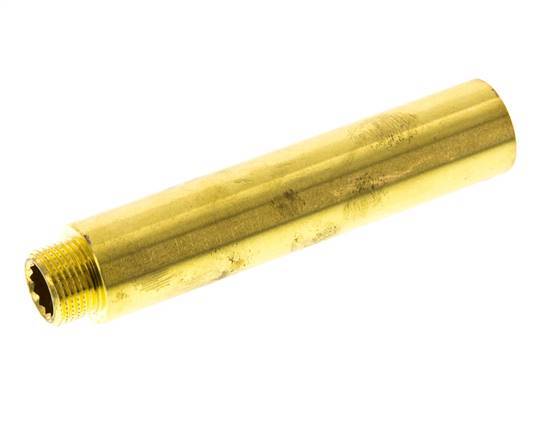 G 3/8'' F/M Extensión de latón DIN 3523 - 100 mm