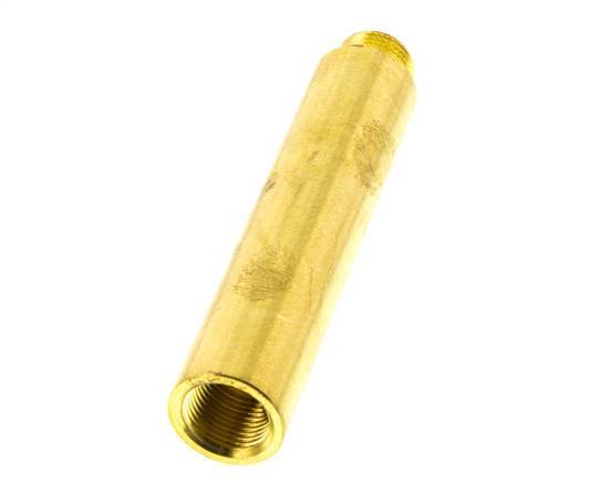 G 3/8'' F/M Extensión de latón DIN 3523 - 100 mm