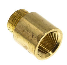 G 3/8'' F/M Brass Extension DIN 3523 - 20 mm [2 Pieces]