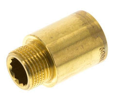 G 3/8'' F/M Brass Extension DIN 3523 - 25 mm [2 Pieces]