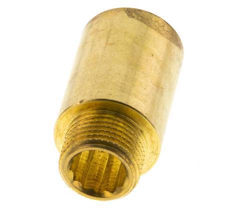 G 3/8'' F/M Brass Extension DIN 3523 - 30 mm [2 Pieces]