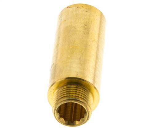 G 3/8'' F/M Extensión de latón DIN 3523 - 50 mm