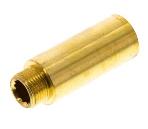 G 3/8'' F/M Extensión de latón DIN 3523 - 50 mm
