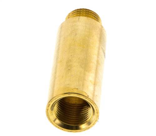 G 3/8'' F/M Extensión de latón DIN 3523 - 50 mm