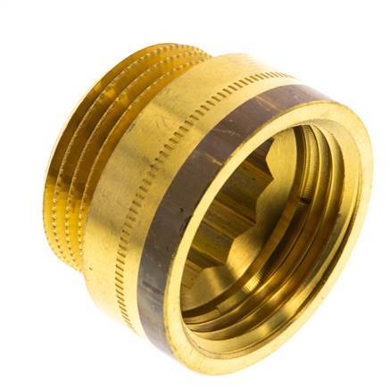 G 1'' F/M Extensión de latón DIN 3523 - 15 mm