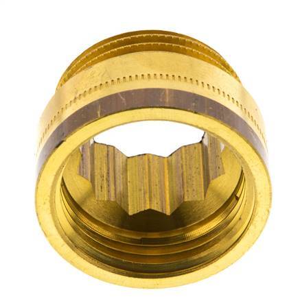 G 1'' F/M Extensión de latón DIN 3523 - 15 mm